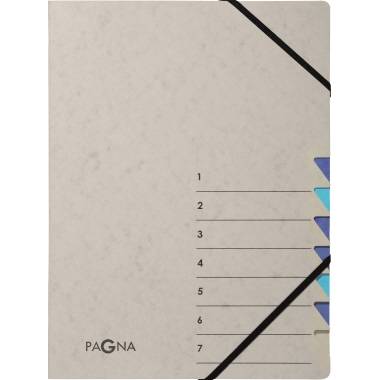 Cartella organizer PAGNA Easy 7 pezzi. gu/bu DIN A4 7 volte grigio-0