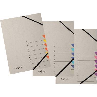 Cartella organizer PAGNA Easy 7 pezzi. gu/bu DIN A4 7 volte grigio-1