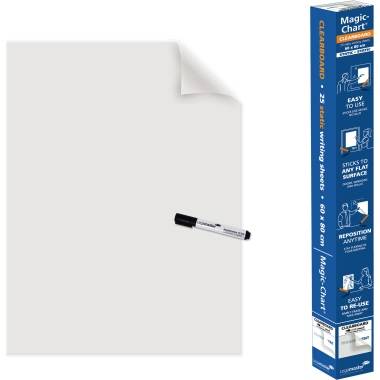 Legamaster Magic-Chart Clearboard pouch autoadesiva Trasparente Autoadesivo-0
