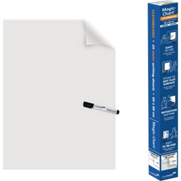 Legamaster Magic-Chart Clearboard pouch autoadesiva Trasparente Autoadesivo