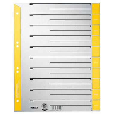 Leitz 1652 Foglie di separazione 230 g/m² giallo-2