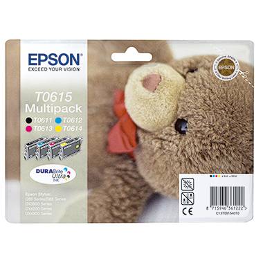 Epson t0615 cartuccia inkjet multipack multicolore per sty d68pe d88 d88pe