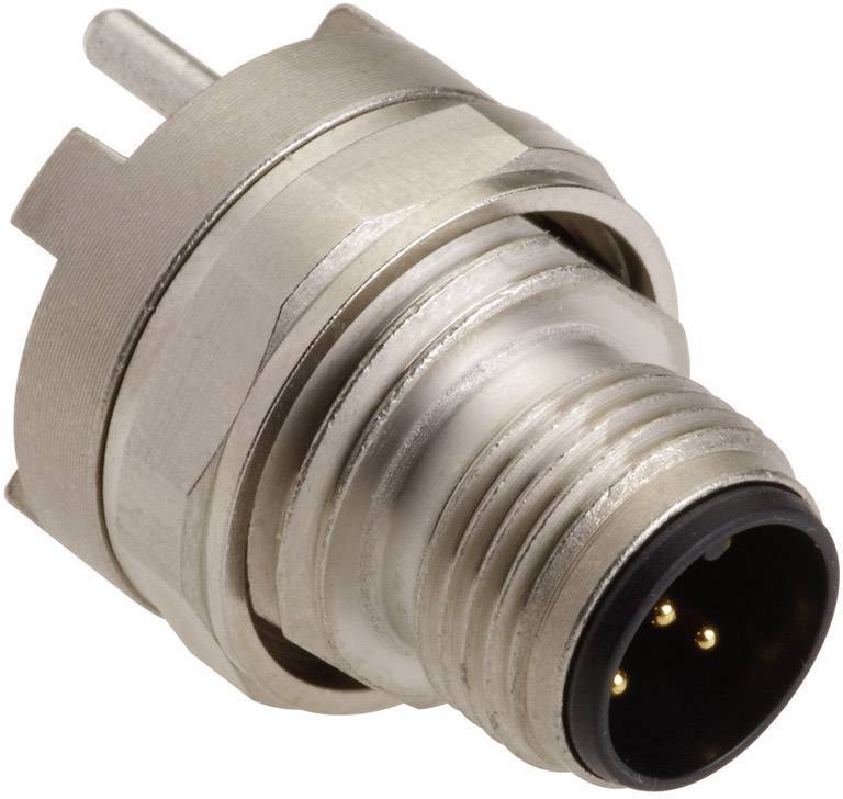 HARTING 21033211510 Connettore da pannello per sensore o attuatore M12 Spina da circuito stampato Numero di poli: 5 1 pz.