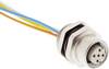 HARTING 21033712403 Connettore da pannello per sensore o attuatore M12 Presa Numero di poli: 4 1 pz.