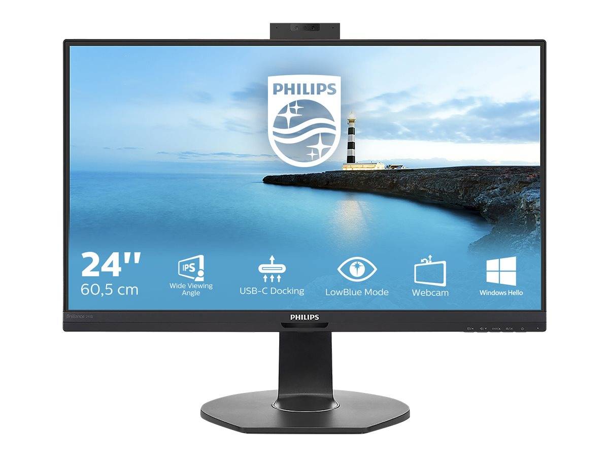 Philips monitor 23.8`` led ips 241b7qubheb - 00 1920x1080 full hd tempo di risposta 5 ms-0
