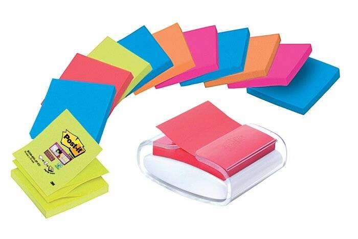 Nota di detenzione post-IT® Set 7.6 x 7,6 cm-4