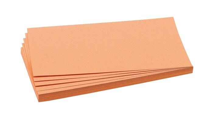 Franken UMZ 1020 05 Klebezettel Rechteck Orange 500 Blätter (UMZ 1020 05)-0