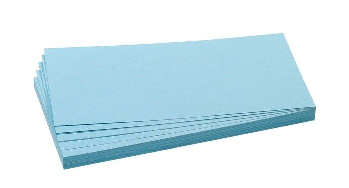 Franken UMZ 1020 18 Klebezettel Rechteck Cyan 500 Blätter (UMZ 1020 18)-0