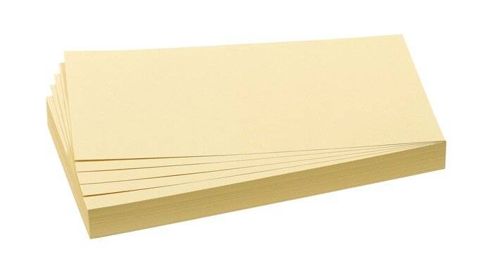 Franken UMZ 1020 04 Klebezettel Rechteck Gelb 500 Blätter (UMZ 1020 04)-0