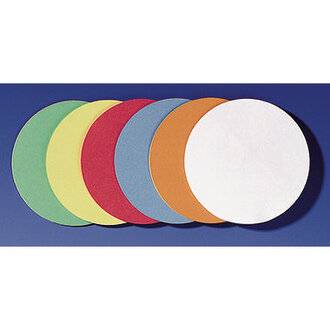 FRANKEN Moderationskarte, Kreis, Durchm.: 140 mm, sortiert in den Farben: weiß, hellblau, rot, gelb, orange und grün (UM-2