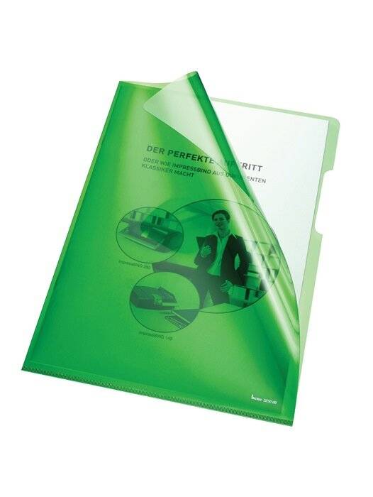 bene boccole di visualizzazione DIN A4 verde 0,15 mm-2