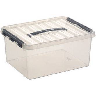 contenitori per articoli da sole Helit Box 15 L Q-Line 15,0 l - 40,0 x 30,0 x 18,0 cm trasparente-3