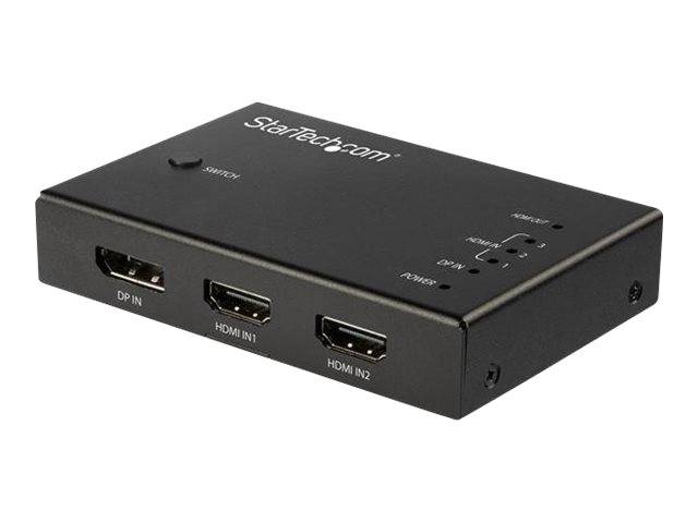 StarTech.com Switch Commutatore a 4 porte HDMI - 3x HDMI e 1x DisplayPort - 4K 60Hz-0