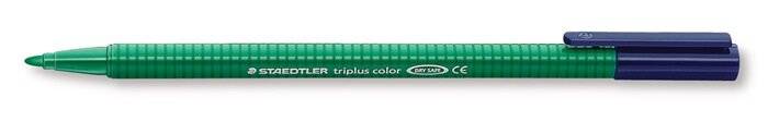 STAEDTLER Fasermaler triplus color, dreieckig, grün Minenstärke: 1,0 mm, drucksichere Spitze, DRY-SAFE (323-5)-4