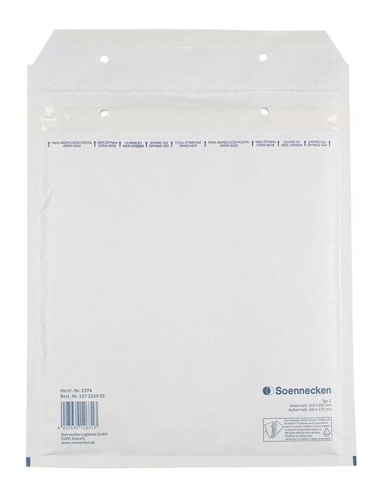 Luftpolstertasche 5 E 2 weiß 210x265mm 100 St./Pack. (2374)-0