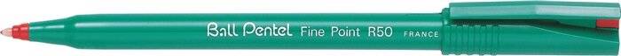 Penna roller Pentel Ball-Pentel R50 rossa 0,4 mm rossa-2