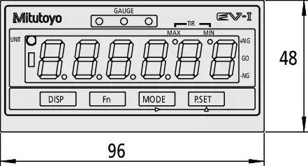 MITUTOYO, 02ADD400, D-EV Unità display-1