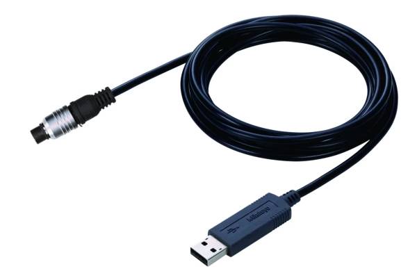 MITUTOYO, 06AFM380E, Interfaccia USB Direct (Digimatic to USB), 2m cavo, Digimatic/Digimatic 2, Round 6-Pin Tipo-0