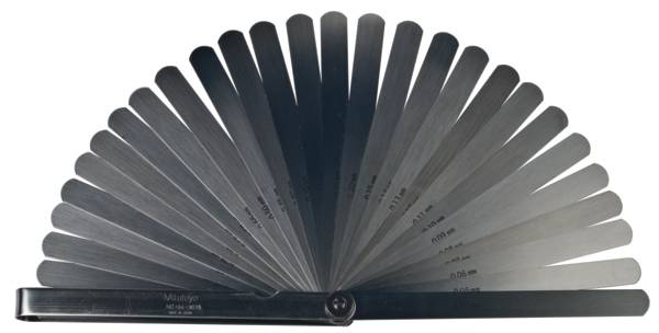 MITUTOYO, 184-303S, Thickness/Feeler Calibro, 0,05-1mm, 28 Leaves, 150mm lama