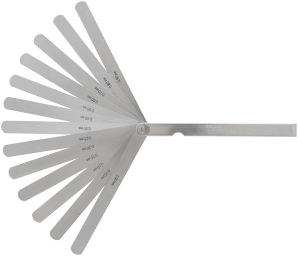 MITUTOYO, 184-301S, Thickness/Feeler Calibro, 0,05-1mm, 13 Leaves, 150mm lama-0