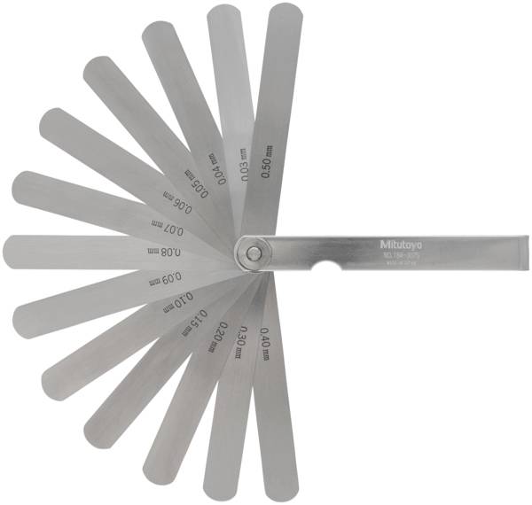 MITUTOYO, 184-307S, Thickness/Feeler Calibro, 0,03-0,5mm, 13 Leaves, 100mm lama-0