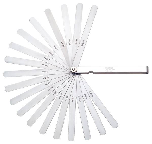 MITUTOYO, 184-304S, Thickness/Feeler Calibro, 0,05-1mm, 20 Leaves, 150mm lama-0