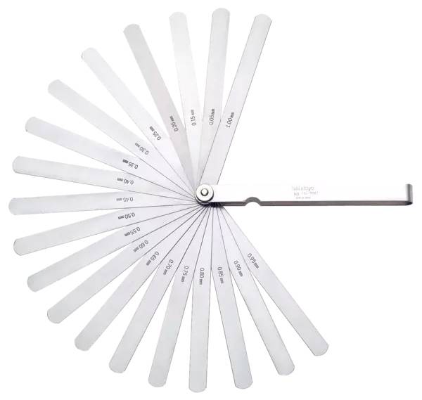 MITUTOYO, 184-303S, Thickness/Feeler Calibro, 0,05-1mm, 28 Leaves, 150mm lama-1