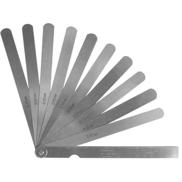 MITUTOYO, 184-303S, Thickness/Feeler Calibro, 0,05-1mm, 28 Leaves, 150mm lama-2