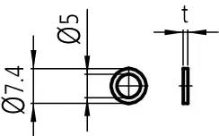 MITUTOYO, 205623, Rondella Serie 511, 0,5mm/ 0,02"-2