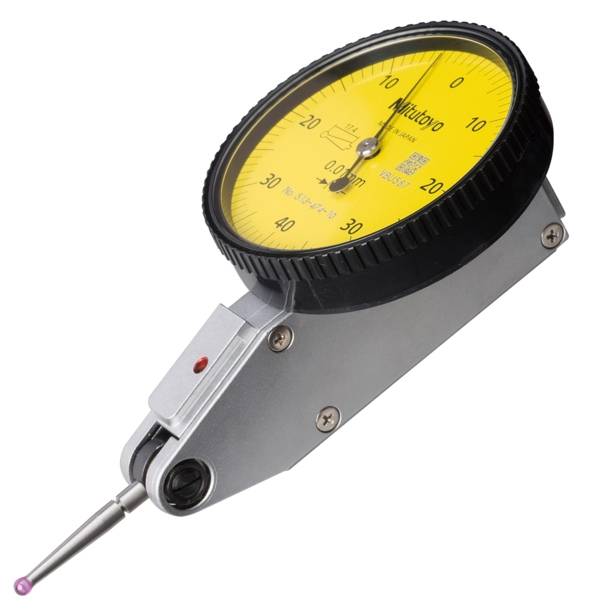 MITUTOYO, 513-474-10E, Quadrante Comparatore a leva, Horiz., rubino Sty., Basic Set, 0,8mm, 0,01mm, 8mm Stelo, Stilo-1