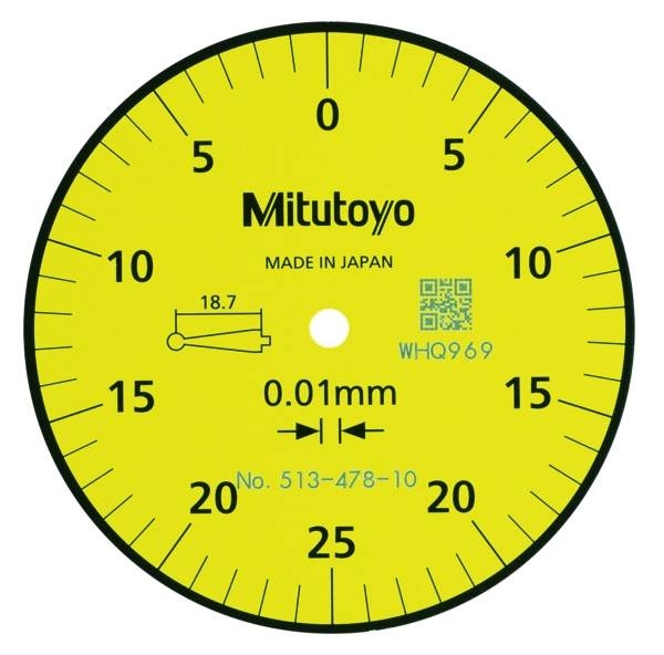 MITUTOYO, 513-478-10E, Quadrante Comparatore a leva, Horiz., rubino Sty., Basic Set, 0,5mm, 0,01mm, 8mm Stelo, Stilo-2