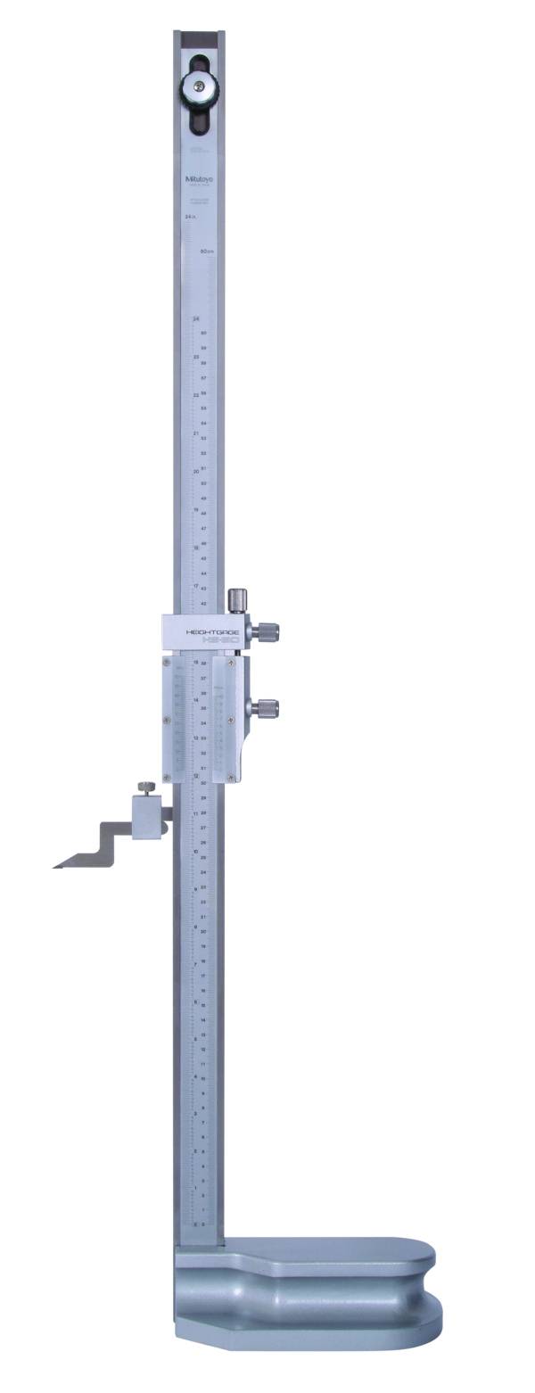 MITUTOYO, 514-107, Calibro di altezza a nonio, 0-24"-0