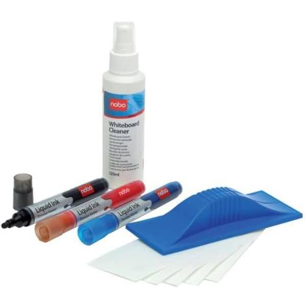 Nobo Starter Kit Lavagne Bianche (Nobo 34438861 Whiteboard Starter Kit)-0