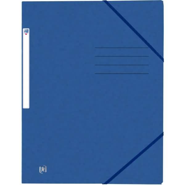 Cartella con morsetto angolare OXFORD TOP FILE+ blu DIN A4 blu