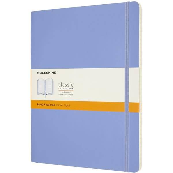 Taccuino MOLESKINE quaderno A4 a righe blu SC ca. DIN A4 a righe blu ortensia-0