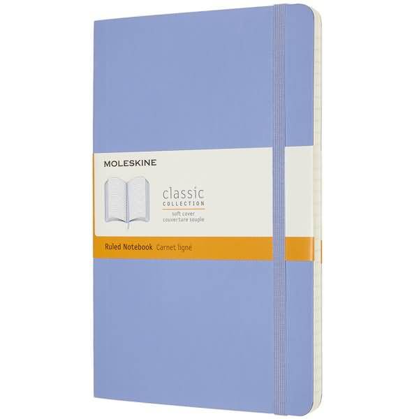 Taccuino MOLESKINE quaderno A5 a righe blu SC ca. DIN A5 a righe blu ortensia
