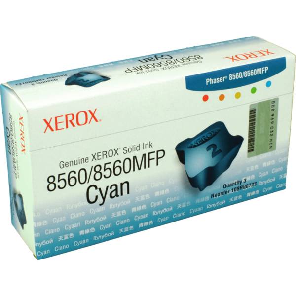 XEROX PH 8560 SOLID INK CIANO 3PZ*