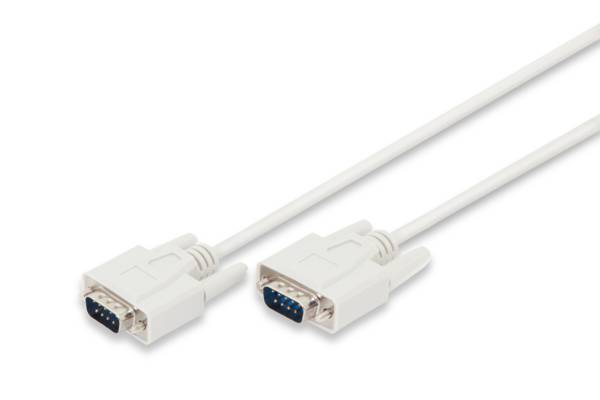 DIGITUS Datatransfer Anschlusskabel, D-Sub9/St - D-Sub9/St