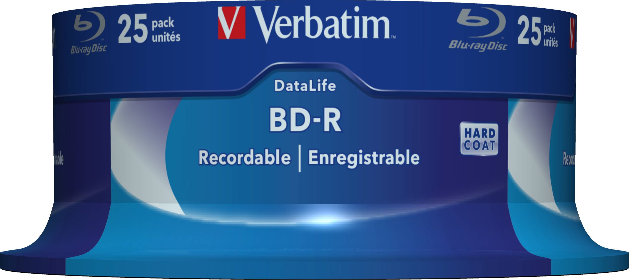 Verbatim Datalife 6x BD-R 25 GB 25 pz (Verbatim BD-R Single Layer DATALIFE 25GB 6X White 25 Pack)-2