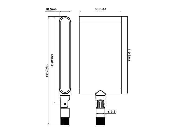 Delock 88904 88904 Antenna piatta WLAN 10 dB 2.4 GHz, 5 GHz-1