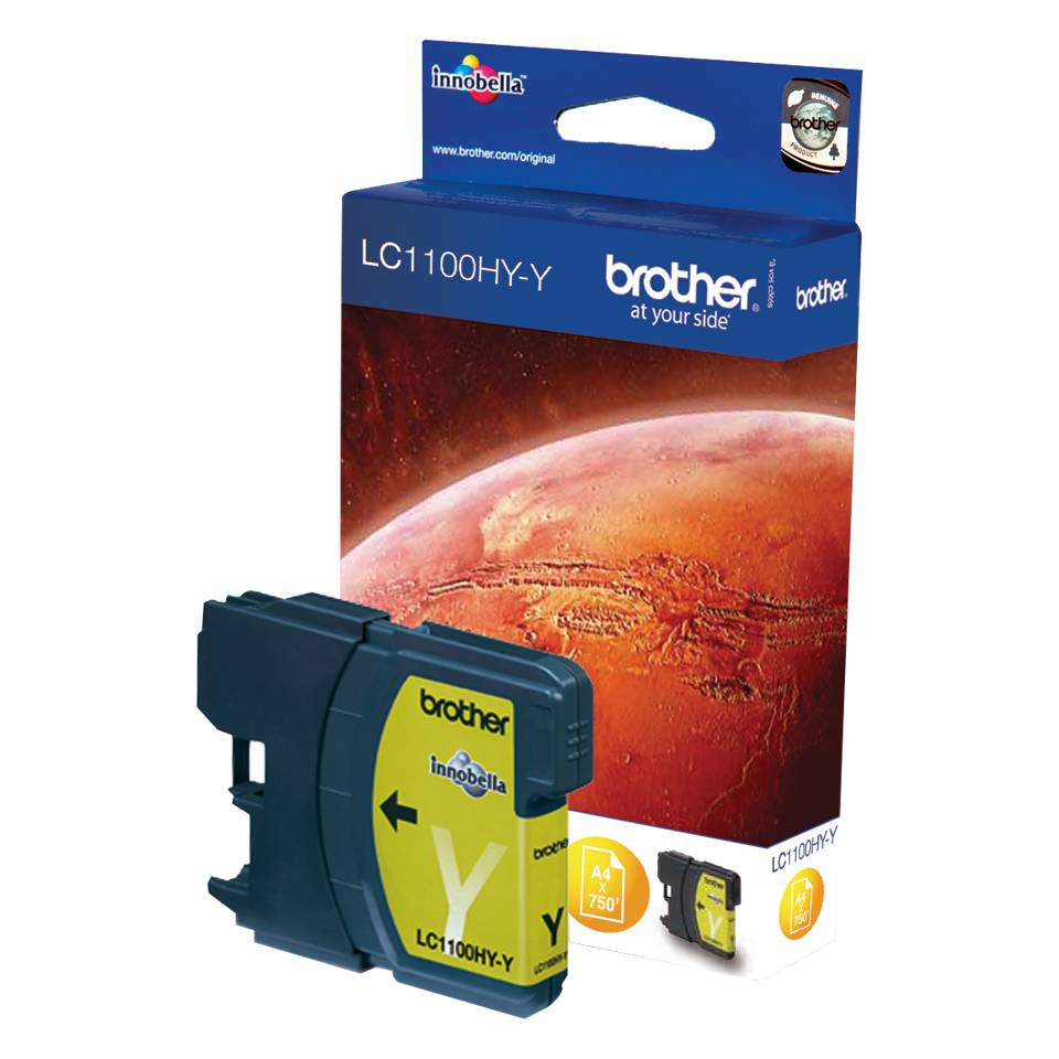 Brother Cartuccia LC-1100HYY Originale Giallo LC-1100 HYY-1