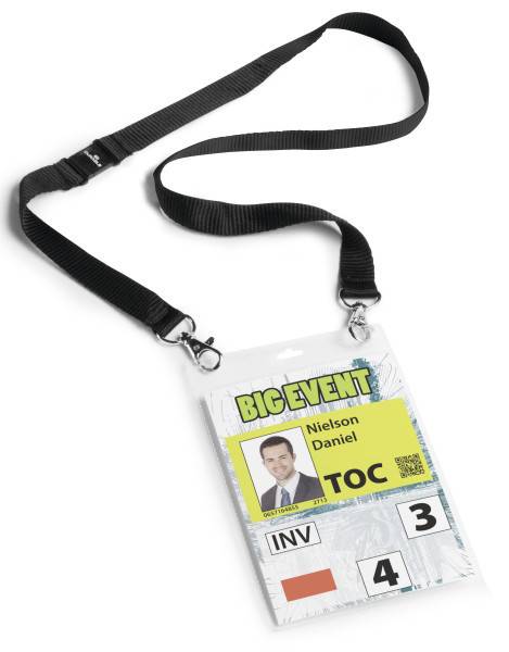 Durable 852501 badge e porta badge Tessile 10 pz-3