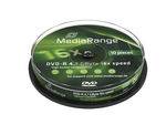 MediaRange MR452 DVD vergine 4,7 GB DVD-R 10 pz (MediaRange - DVD-R x 10 - 4.7 GB - lag)-1