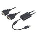 Logilink USB 2.0 to 2-Port Serial Adapter - Serieller Adapter - USB 2.0 - RS-232 x 2 (AU0031)-2