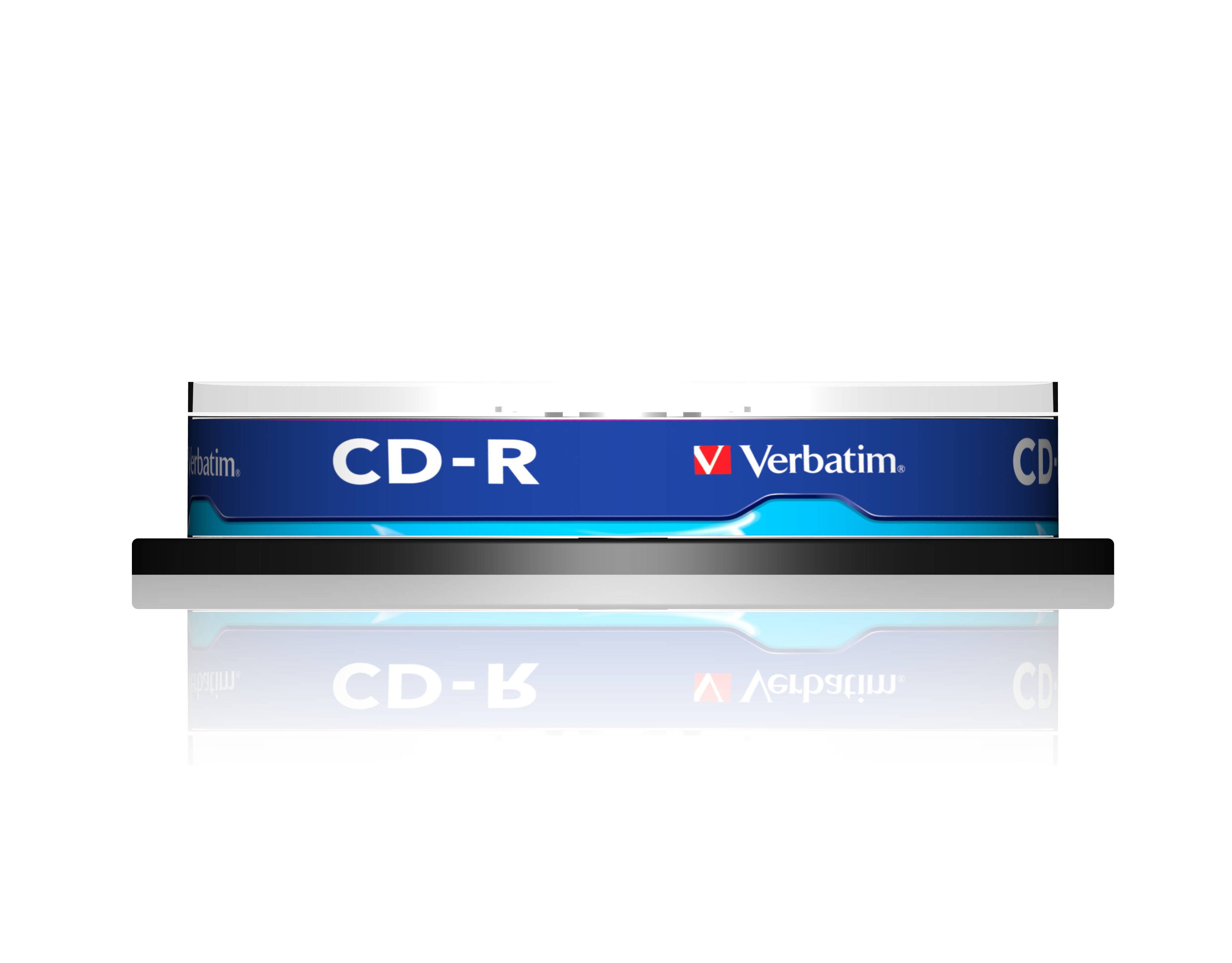 Cd-r 80 min. 700 mb Verbatim campana pz.10-1