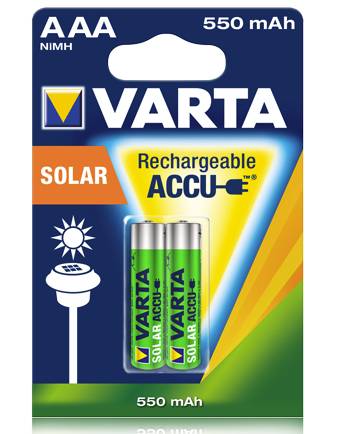 Varta 56733 - 550 mAh - Universal - Nickel Metall-Hydrid - 4,45 cm - 10g - Blister (56733 101 402)-1