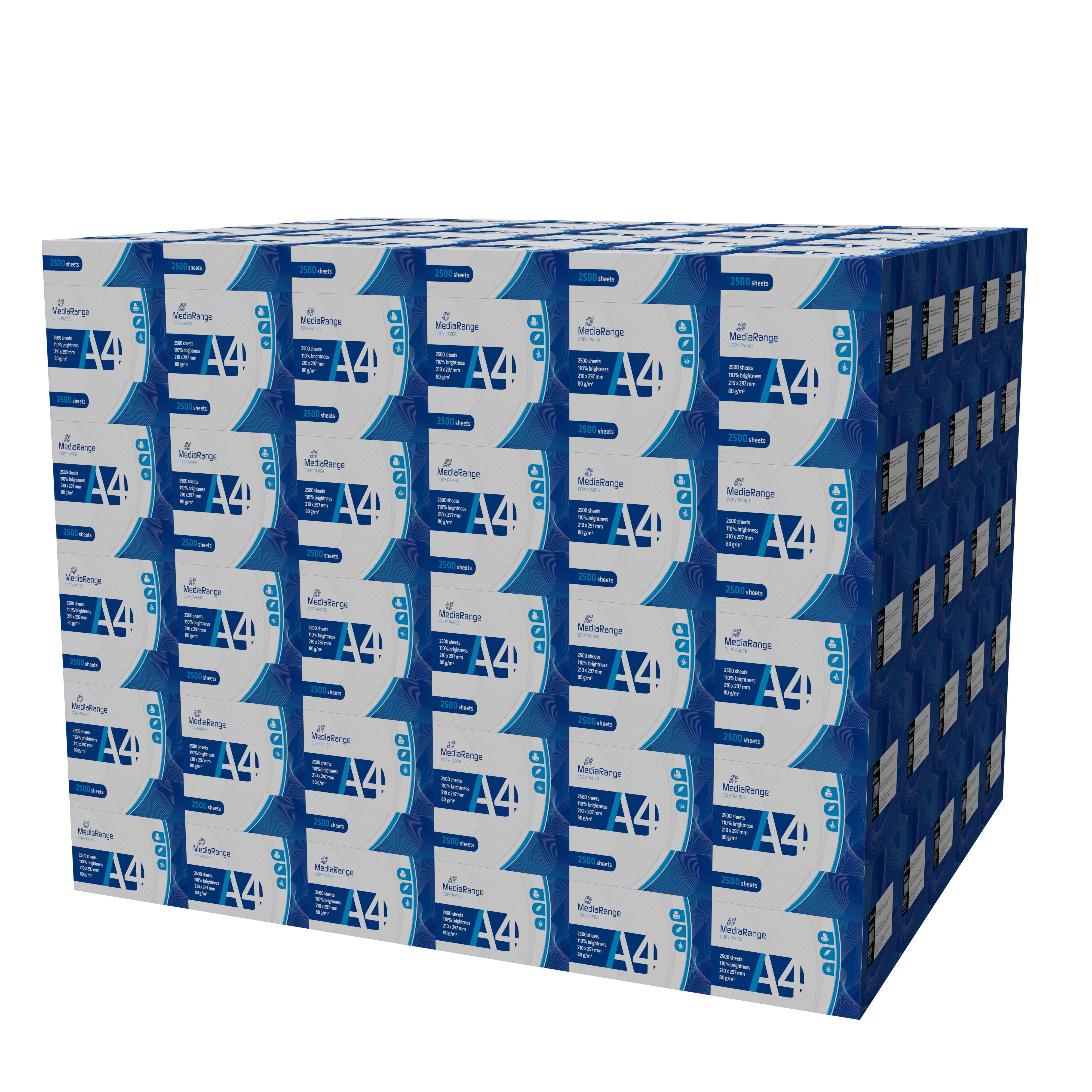 MediaRange MRINK110 carta inkjet A4 [210x297 mm] Opaco 500 fogli Bianco (MediaRange - almindeligt papir - 500 a)-2