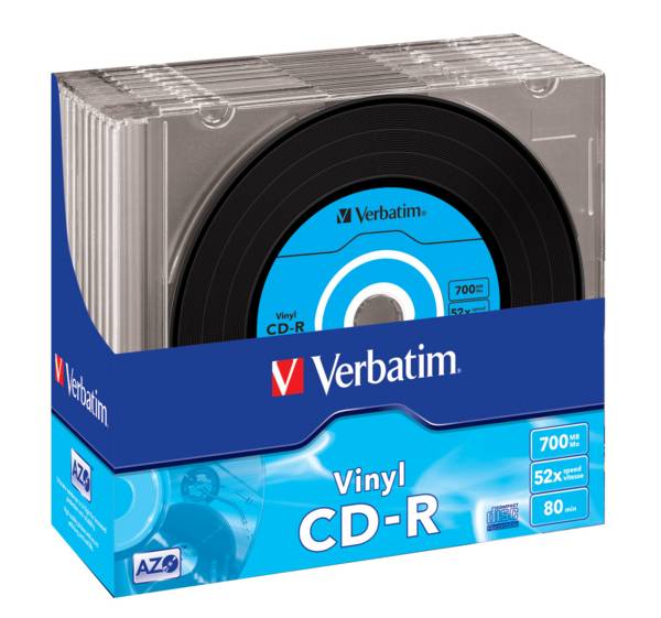 Verbatim Data Vinyl - 10 x CD-R - 700 MB 52x - Slim Jewelcase - Speichermedium (43426)