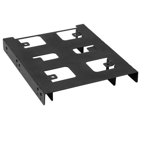 Sharkoon 3,5quot; BayExtension - Adattatore per vano unità - 3,5" a 2 x 2,5quot; (da 8,9 cm a 2 x 6,4 cm)-1