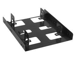 Sharkoon 3,5quot; BayExtension - Adattatore per vano unità - 3,5" a 2 x 2,5quot; (da 8,9 cm a 2 x 6,4 cm)-3